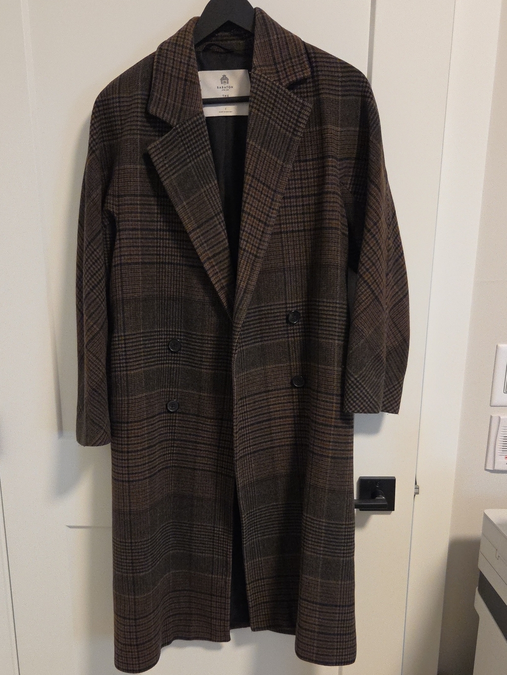 Babaton The Slouch Coat - Edward Plaid
